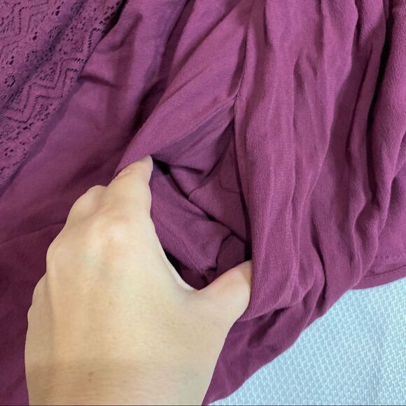 Altar’d State Boho Lace Bodice Bell Sleeves Dress - Picture 3 of 9